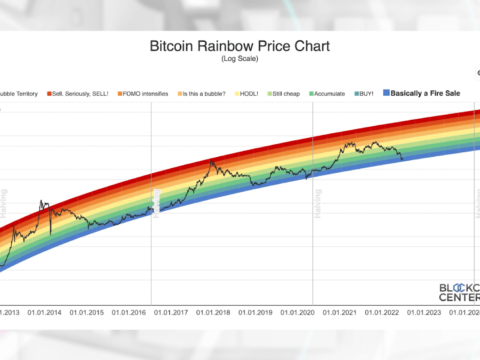 Bitcoin Rainbow Price Chart by Raoul Pal