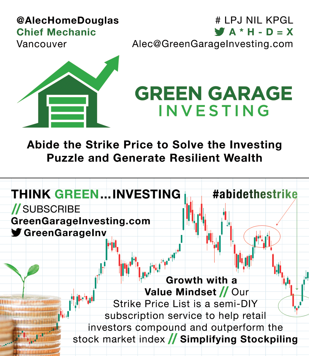 Green Garage Investing business card